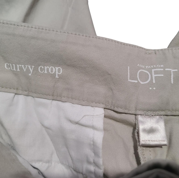 LOFT curvy crop khali slacks 6 - Picture 3 of 6